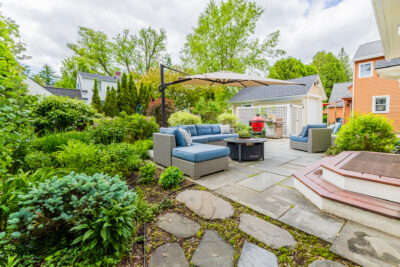 Stone Patio at Hanover NH Home for Sale