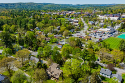 Aerial view of Hanover NH